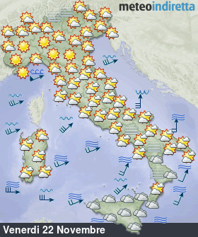 meteo italia Domani