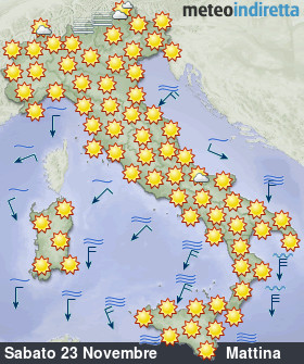 cartina meteo italia DopoDomani - Mattina