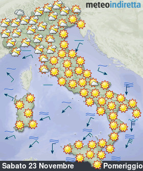 cartina meteo italia DopoDomani - Pomeriggio