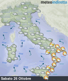 meteo italia a 5 Giorni