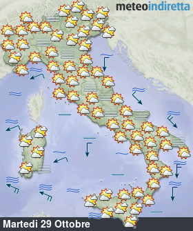 meteo italia Oggi