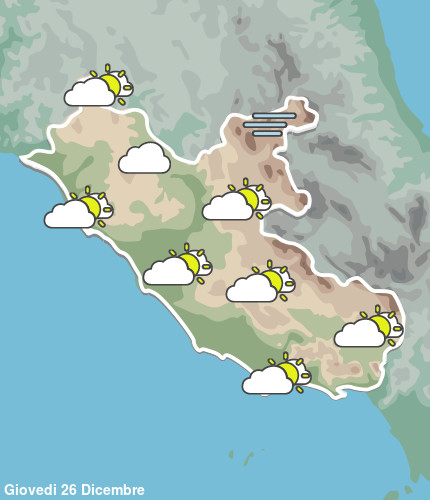 Previsioni Meteo Lazio