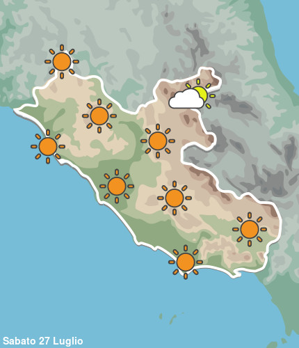 Previsioni Meteo Lazio