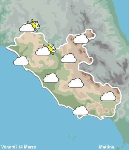 Previsioni Meteo Lazio Mattina