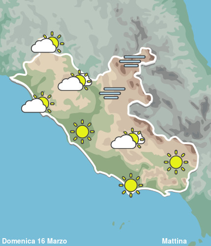 Previsioni Meteo Lazio Mattina