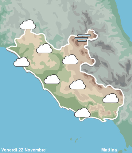 Previsioni Meteo Lazio Mattina