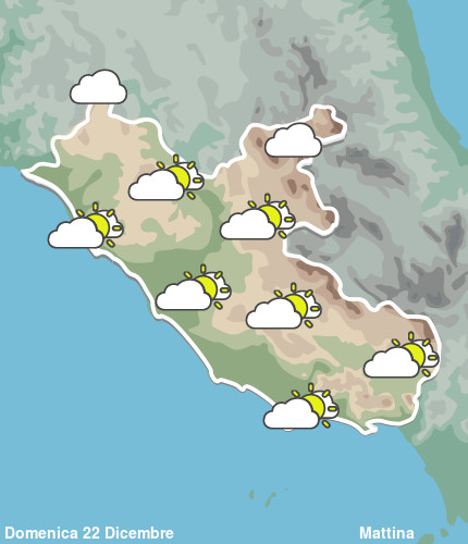 Previsioni Meteo Lazio Mattina