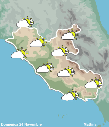 Previsioni Meteo Lazio Mattina