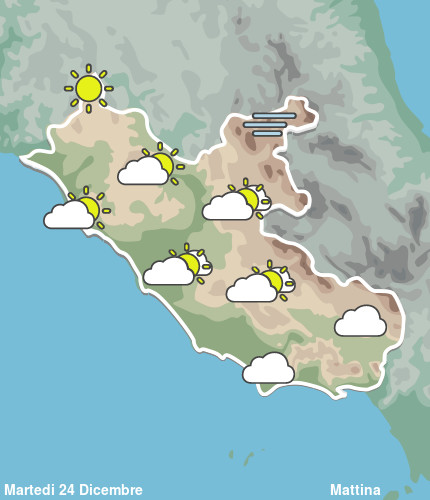 Previsioni Meteo Lazio Mattina