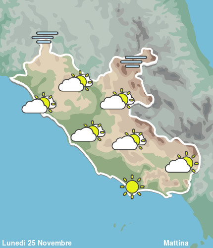 Previsioni Meteo Lazio Mattina