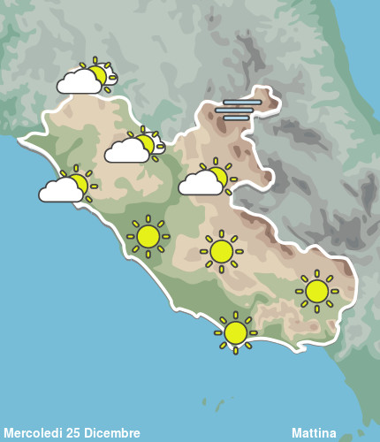 Previsioni Meteo Lazio Mattina