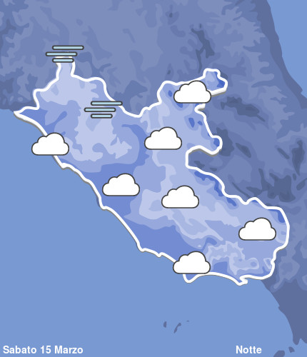 Previsioni Meteo Lazio Notte