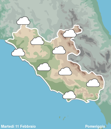 Previsioni Meteo Lazio Pomeriggio