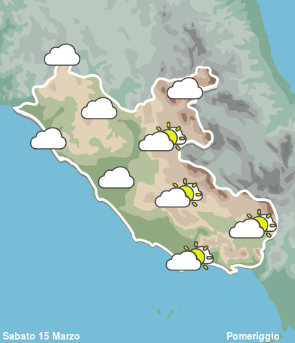 Previsioni Meteo Lazio Pomeriggio