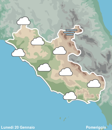 Previsioni Meteo Lazio Pomeriggio