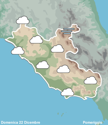 Previsioni Meteo Lazio Pomeriggio