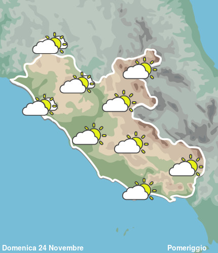 Previsioni Meteo Lazio Pomeriggio