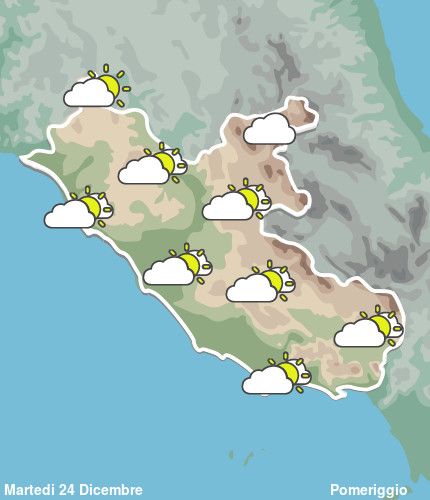 Previsioni Meteo Lazio Pomeriggio