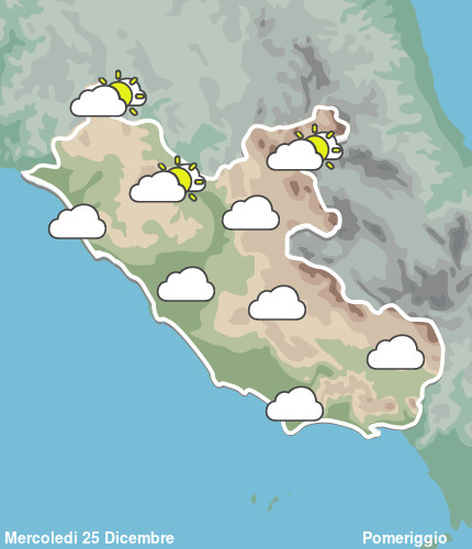 Previsioni Meteo Lazio Pomeriggio