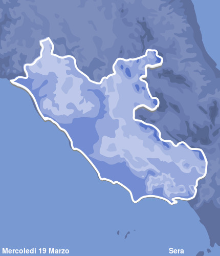 Previsioni Meteo Lazio Sera