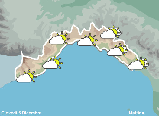 Previsioni Meteo Liguria Mattina