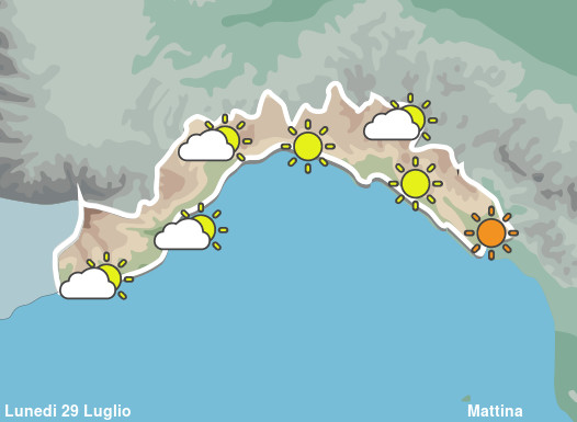 Previsioni Meteo Liguria Mattina