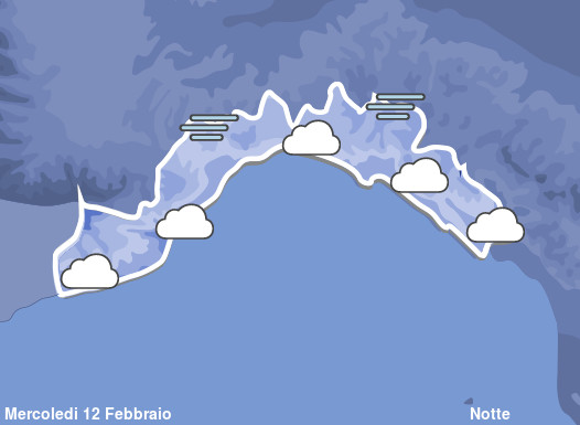 Previsioni Meteo Liguria Notte