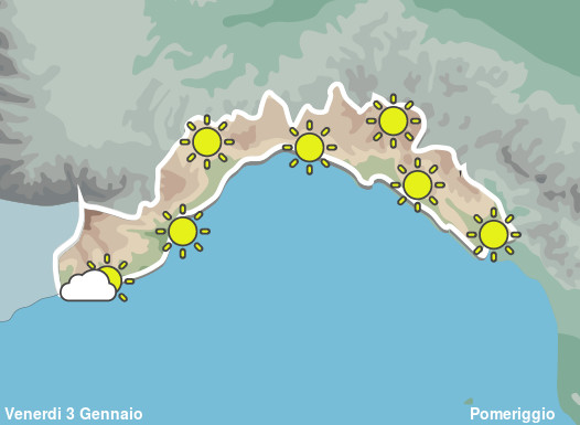 Previsioni Meteo Liguria Pomeriggio