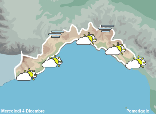 Previsioni Meteo Liguria Pomeriggio