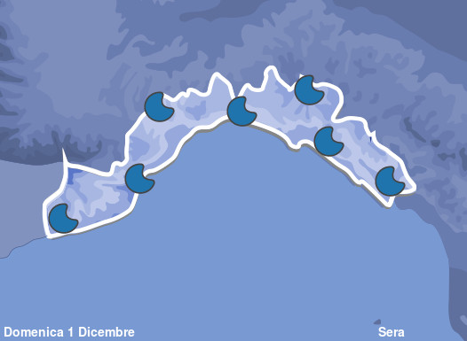 Previsioni Meteo Liguria Sera