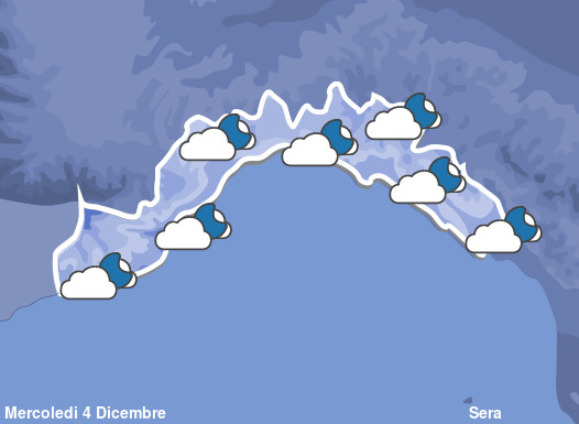 Previsioni Meteo Liguria Sera