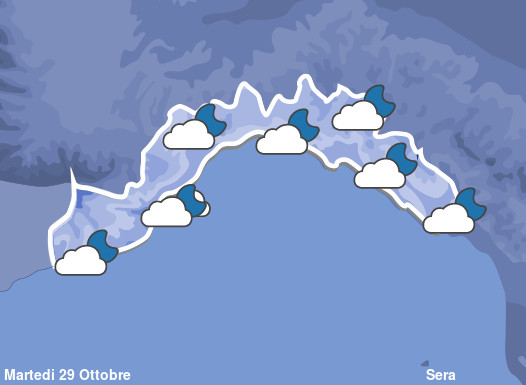 Previsioni Meteo Liguria Sera