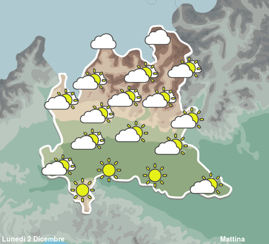 Previsioni Meteo Lombardia Mattina