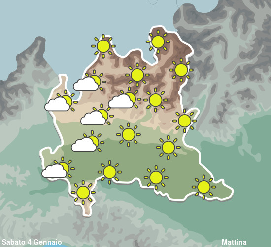 Previsioni Meteo Lombardia Mattina