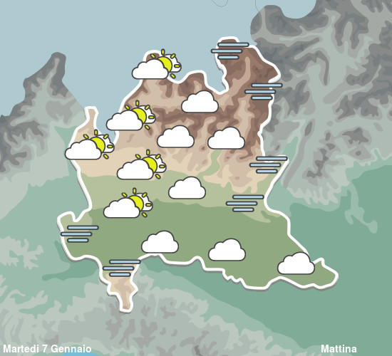 Previsioni Meteo Lombardia Mattina