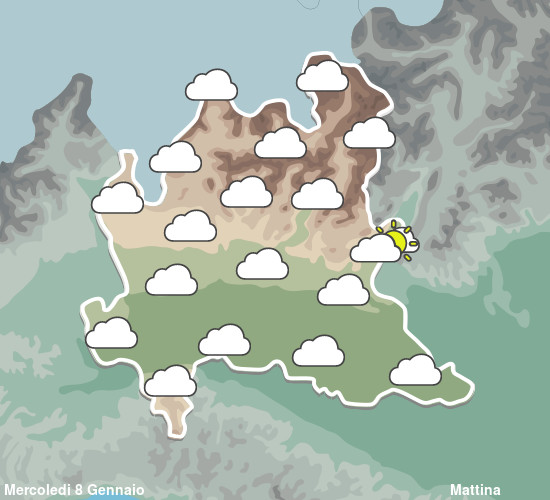 Previsioni Meteo Lombardia Mattina