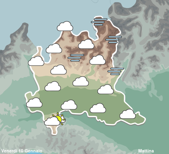 Previsioni Meteo Lombardia Mattina