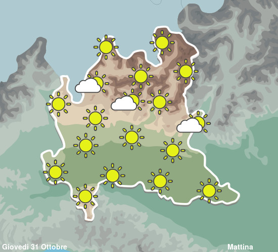 Previsioni Meteo Lombardia Mattina