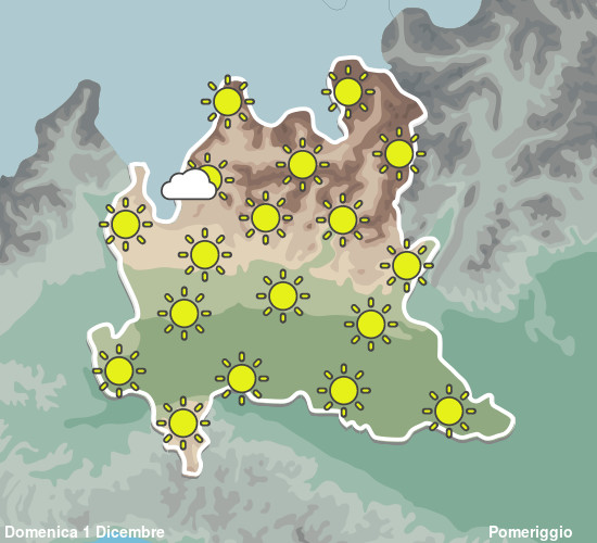 Previsioni Meteo Lombardia Pomeriggio