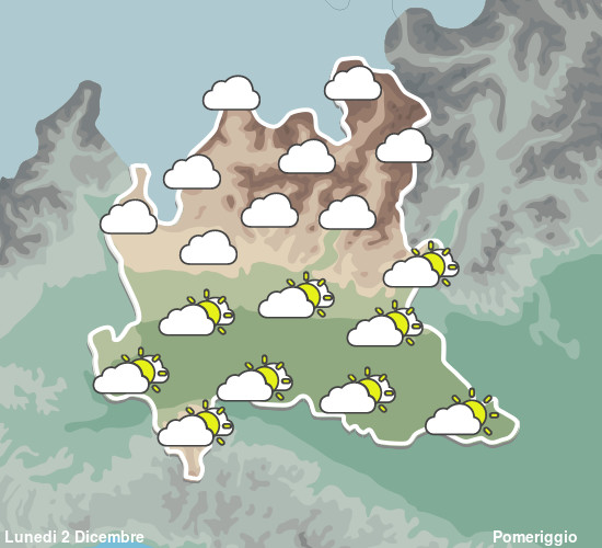 Previsioni Meteo Lombardia Pomeriggio