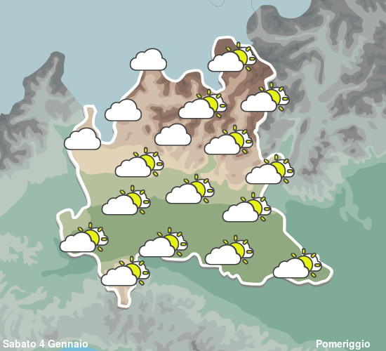 Previsioni Meteo Lombardia Pomeriggio