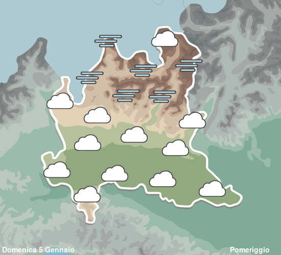 Previsioni Meteo Lombardia Pomeriggio