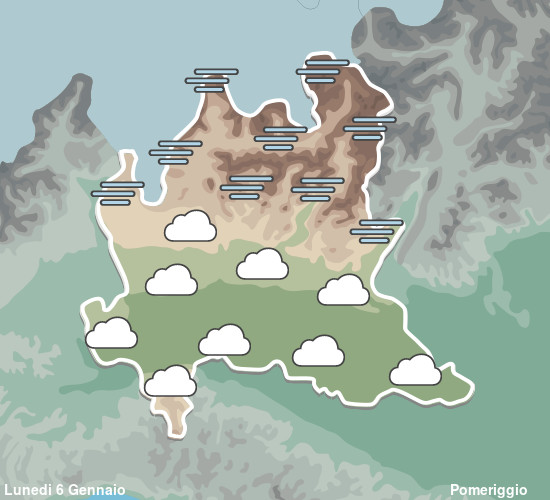 Previsioni Meteo Lombardia Pomeriggio