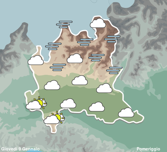 Previsioni Meteo Lombardia Pomeriggio