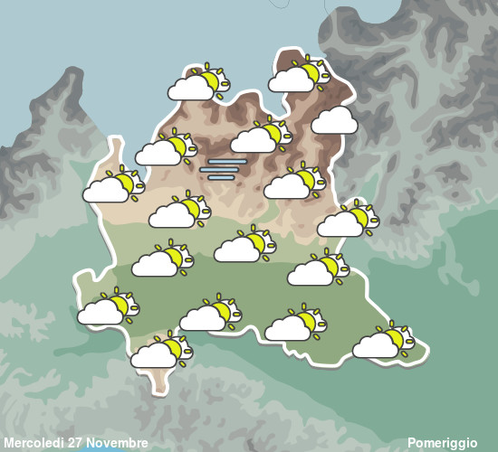 Previsioni Meteo Lombardia Pomeriggio