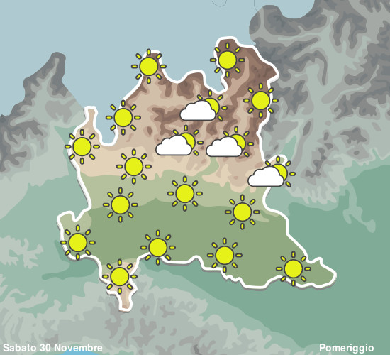 Previsioni Meteo Lombardia Pomeriggio