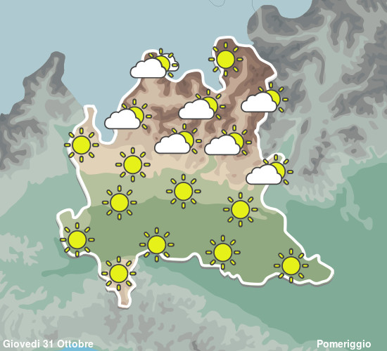 Previsioni Meteo Lombardia Pomeriggio