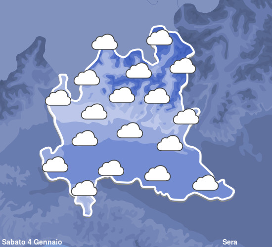 Previsioni Meteo Lombardia Sera