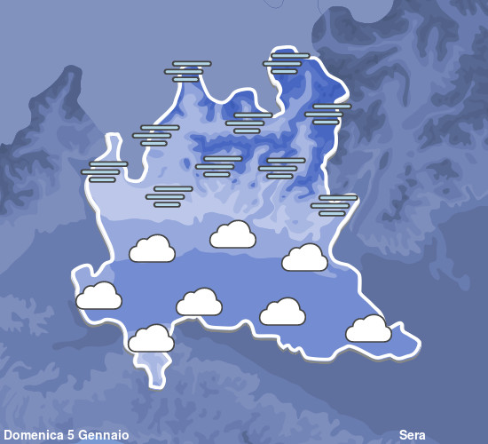 Previsioni Meteo Lombardia Sera