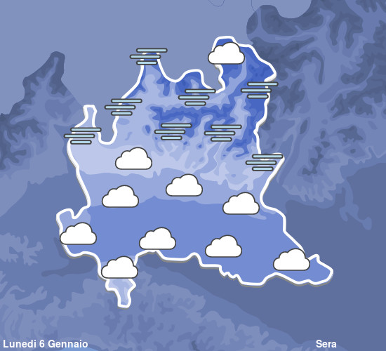 Previsioni Meteo Lombardia Sera